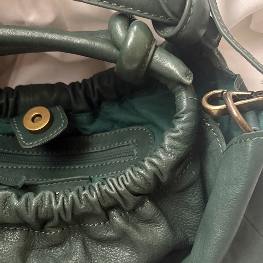 Free People Olive Green Shoulder Bag - Picture 6 of 9